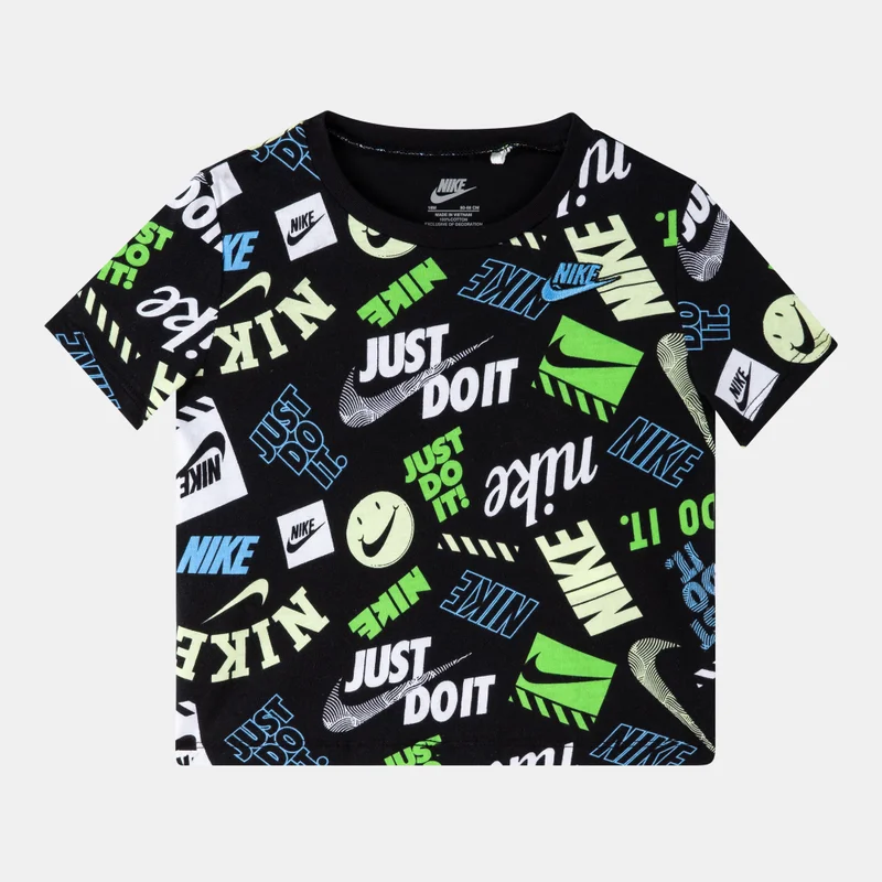 نايكي Kids' Sportswear Jersey T-Shirt & Shorts Set